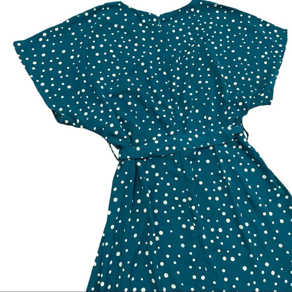 Nasty Gal Spot In The Name Of Love Spotty Wrap Dress Sz 4 - Picture 6 of 11